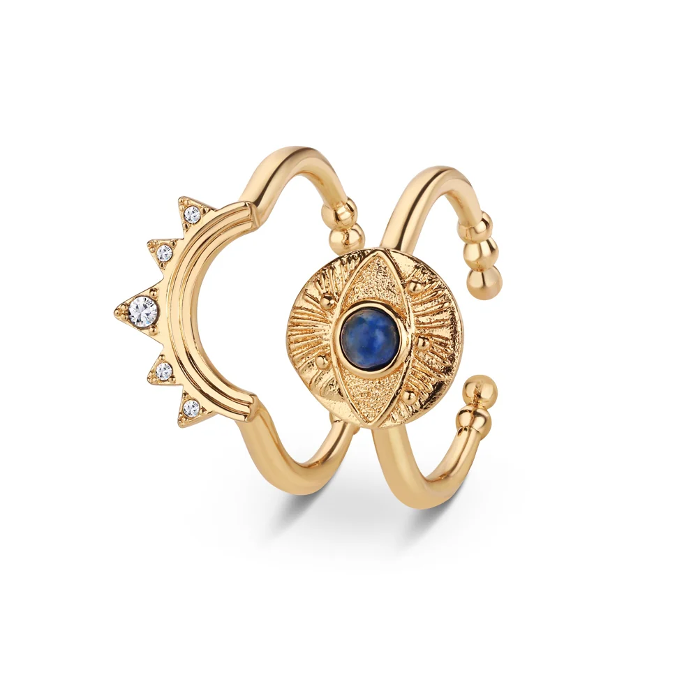All Seeing Evil Eye Stacking Rings - Image 3