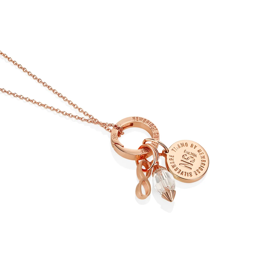 April Birthstone Pendant (Rose Gold) - Image 3