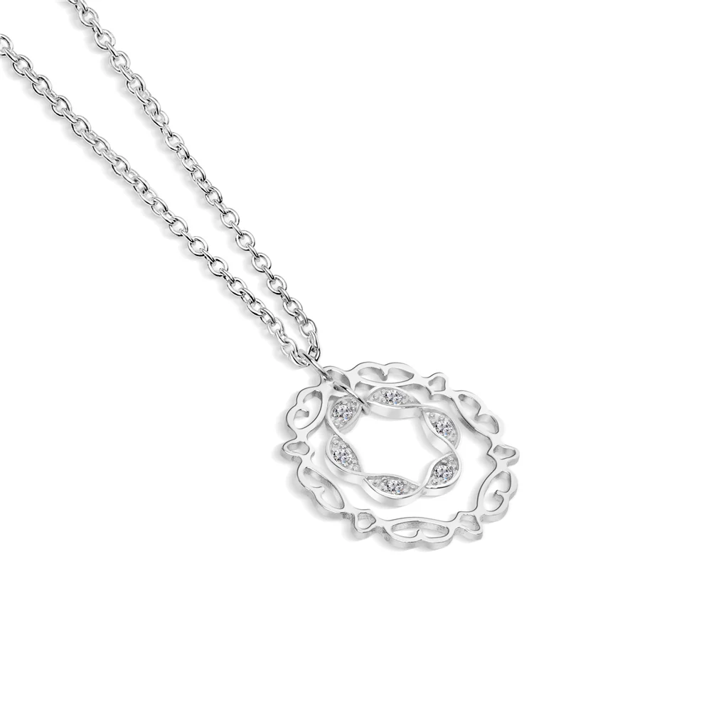 Ariel Pendant with Clear Stones - Image 3