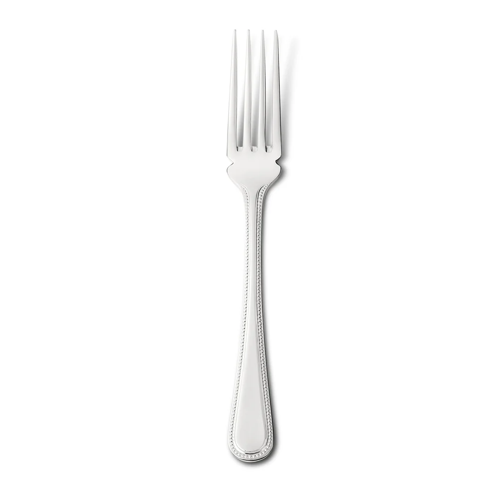 Bead Silver Plated Fish Fork - Single