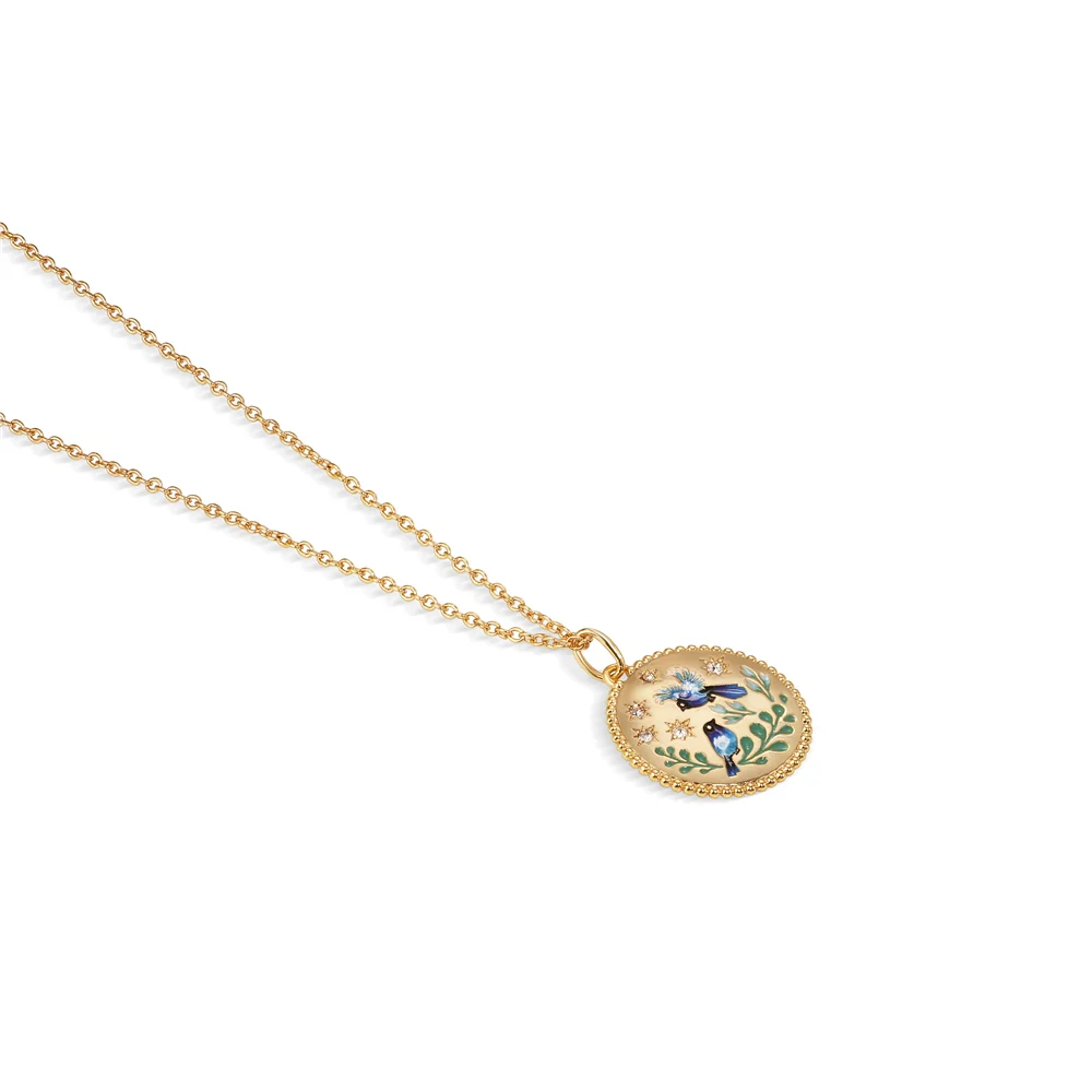 Bird Enamel Pendant - Image 3