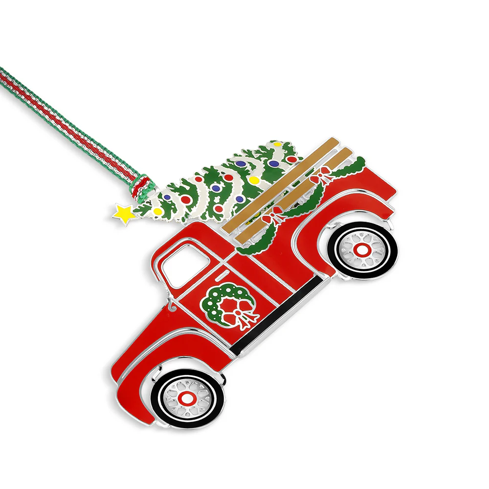 Car with Tree Christmas Decoration - Image 4