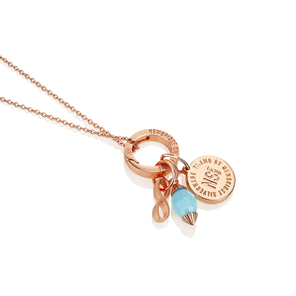 December Birthstone Pendant (Rose Gold) - Image 3