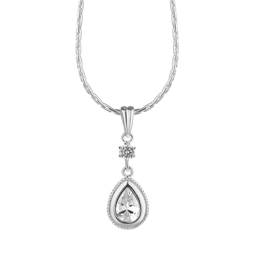 Drop Pendant Clear Stone - Image 3
