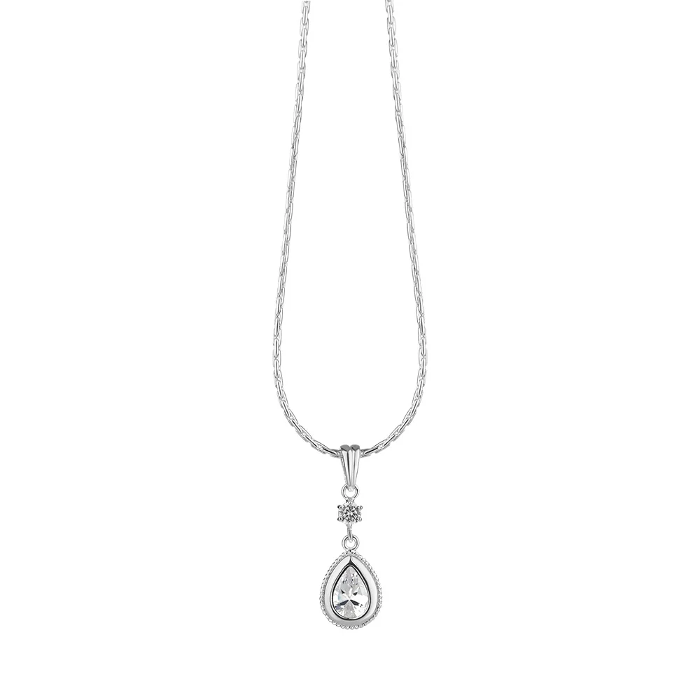 Drop Pendant Clear Stone - Image 4