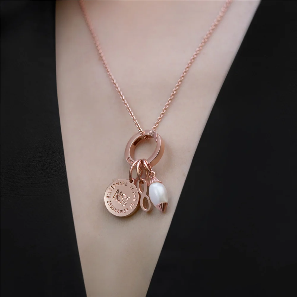 June Birthstone Pendant (Rose Gold) - Image 2