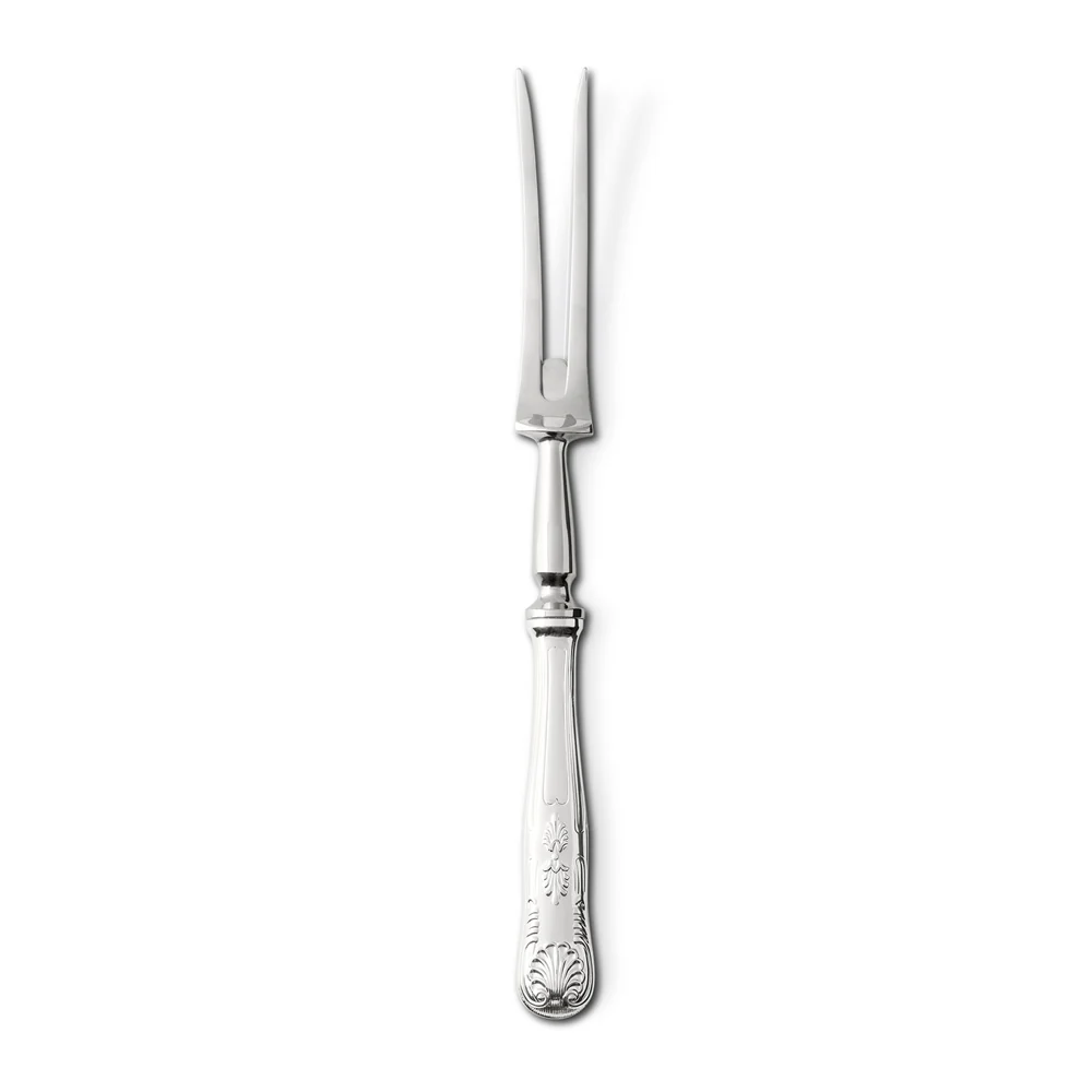 Kings Silver Plated Carving Fork - Single