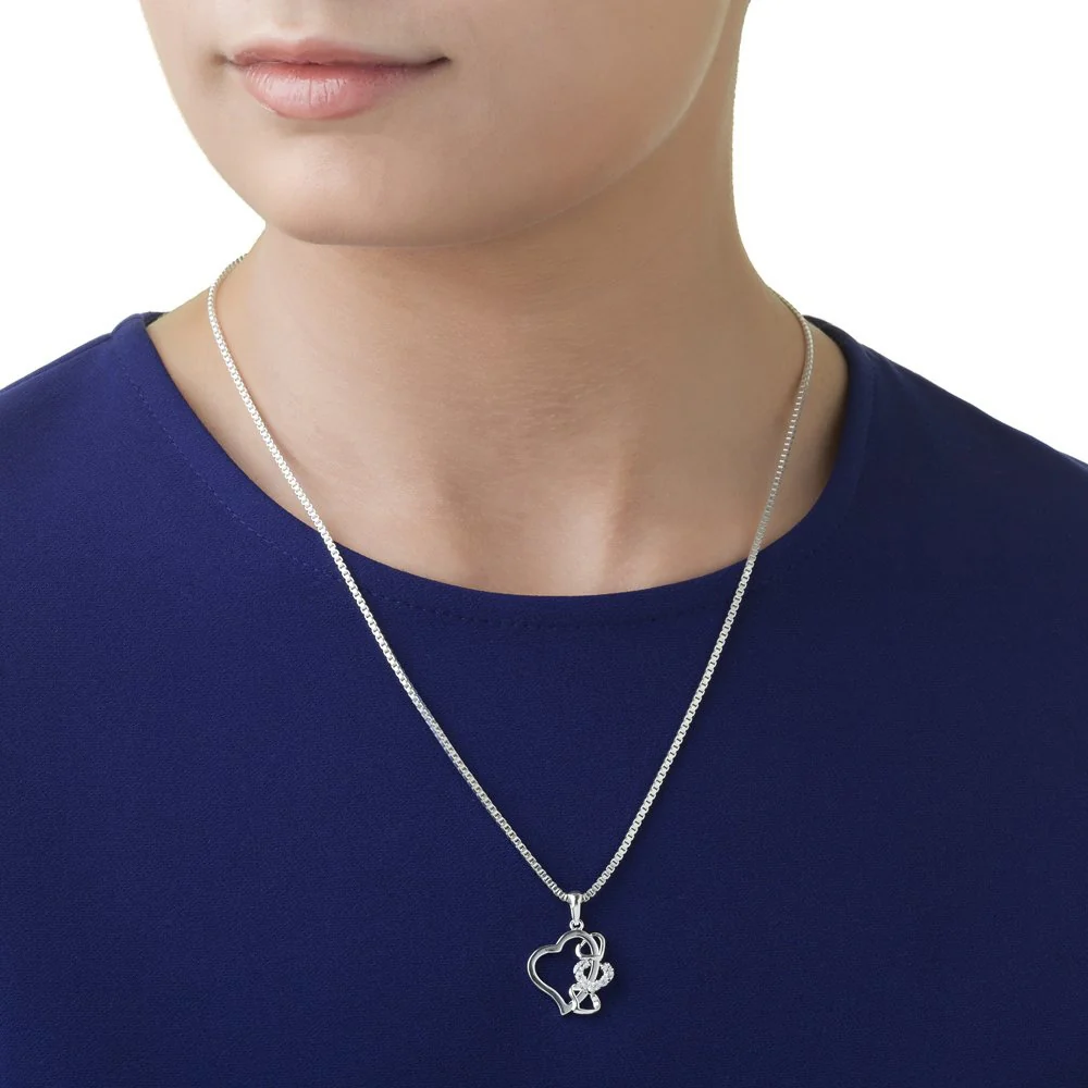 Multi Heart Pendant Clear - Image 2