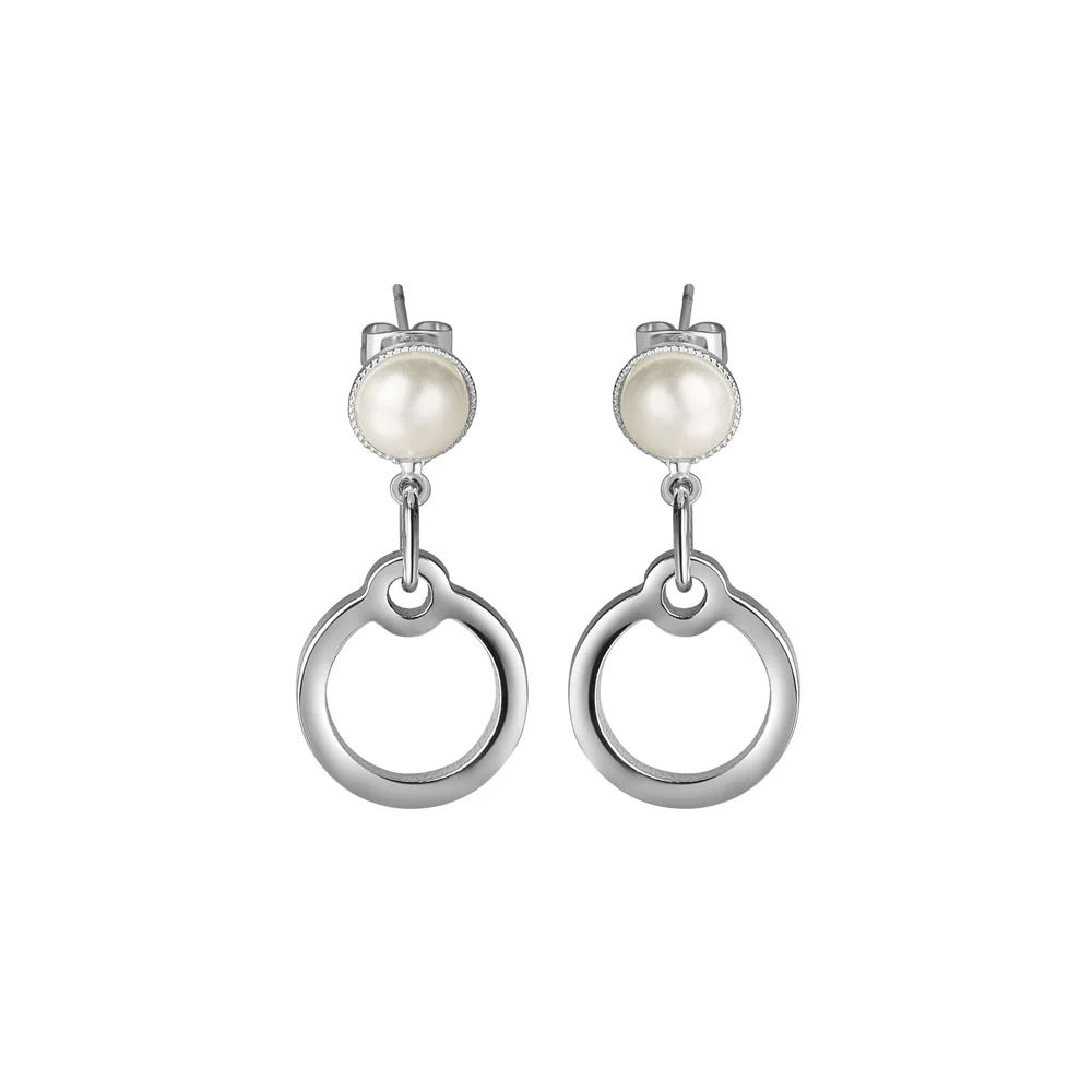 Pearl Cabochon Earrings
