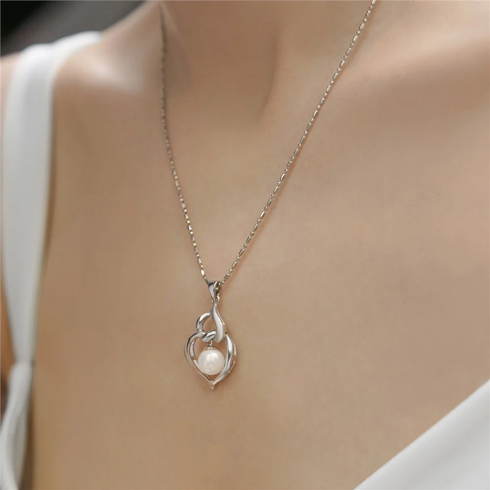 Pearl Heart Pendant - Image 2