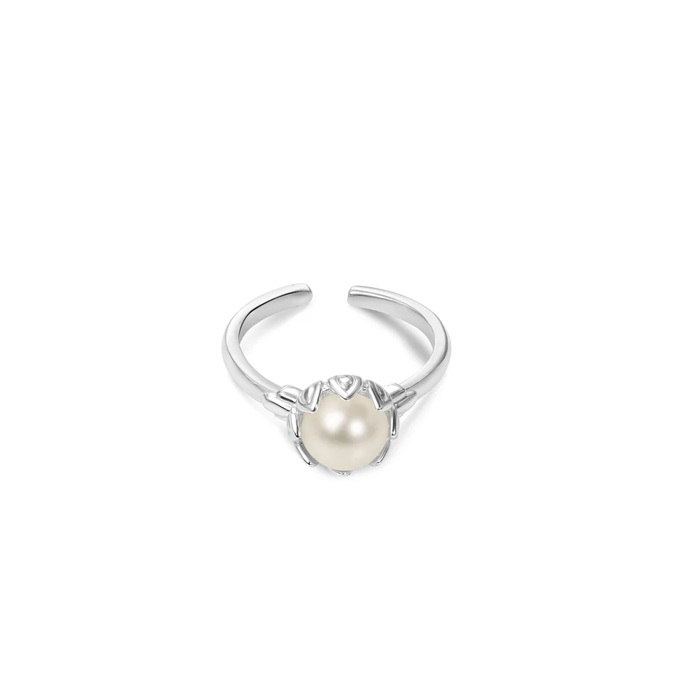 Pearl Leaf Ring