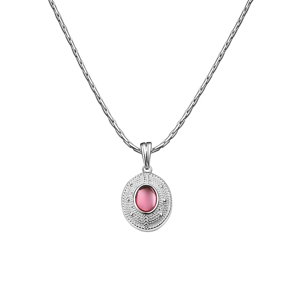 Pendant with Pink Stone