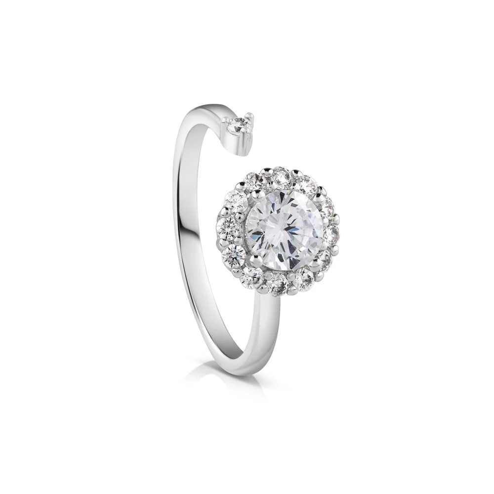 Revolving Ring with Clear Stones - Image 3