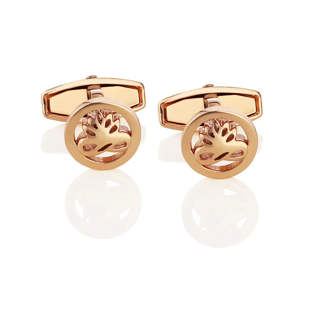 Rose Goldplate Cufflinks - Image 3