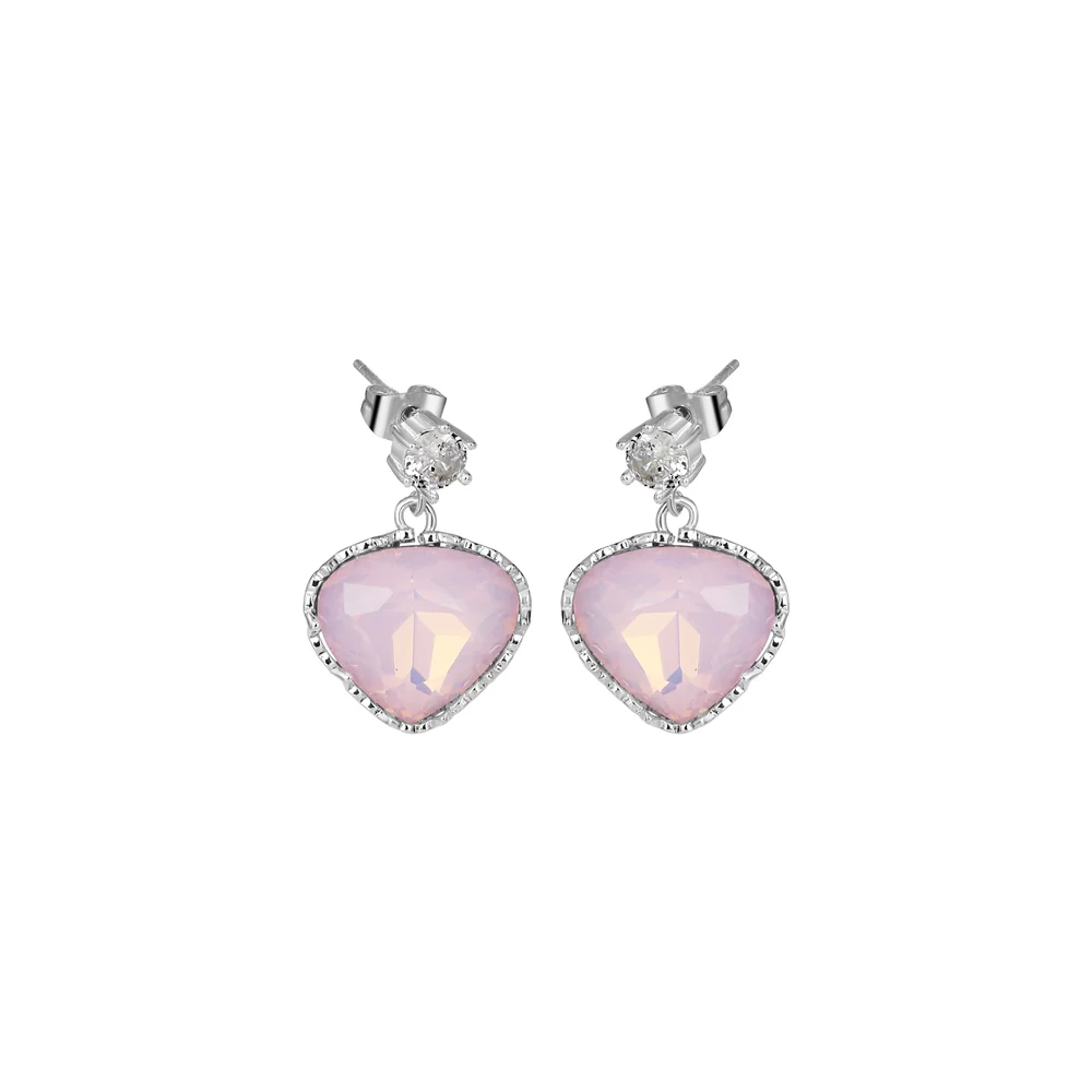 Rose Opal Earrings - Image 3