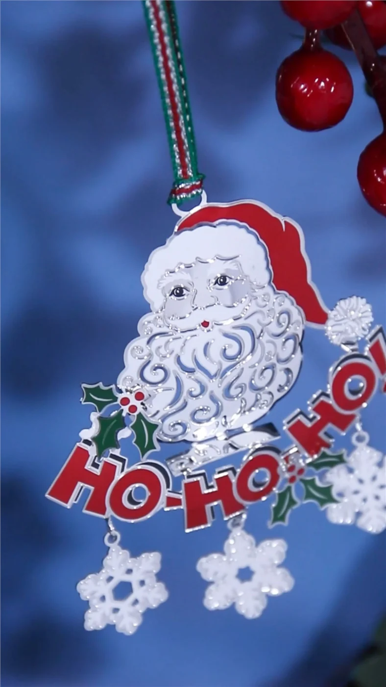 Santa Ho Ho Ho Christmas Tree Decoration - Image 3