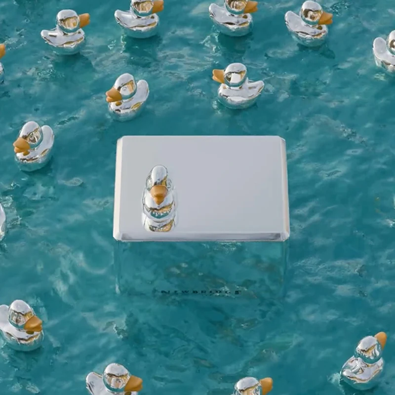 Silver Plated Duck Musical Box - Image 3