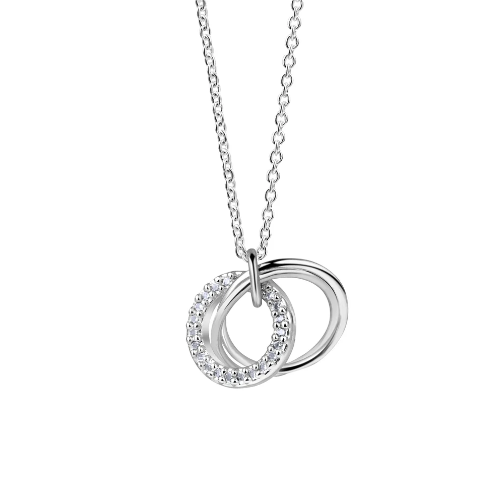 Silver Plated Multi Disc Pendant
