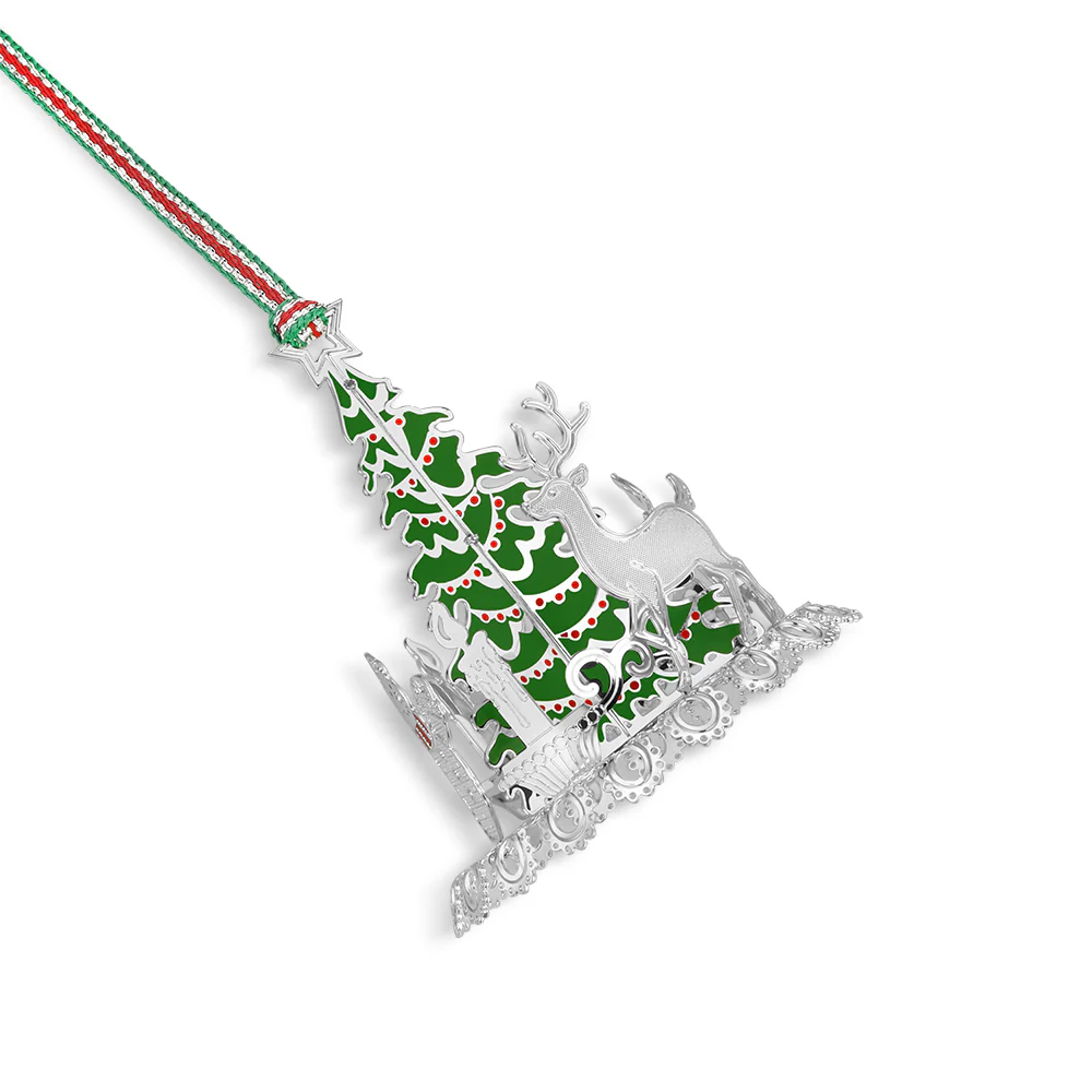 Snowman Carousel Christmas Tree Decoration - Image 3