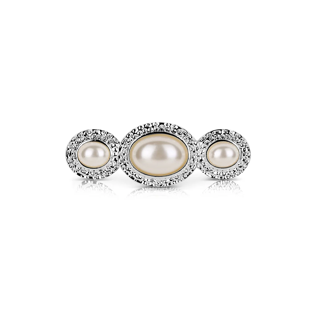 Triple Pearl Brooch - Image 3